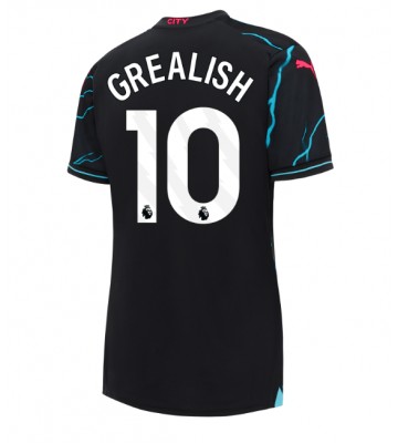Manchester City Jack Grealish #10 Tredje trøje Dame 2023-24 Kort ærmer
